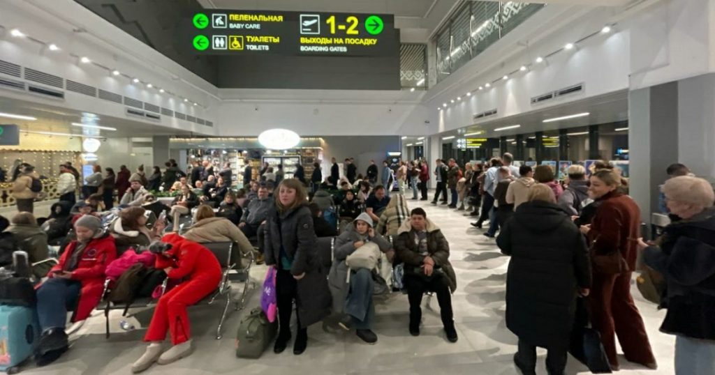 Семь рейсов задержаны в Уфе после объявления беспилотной опасности