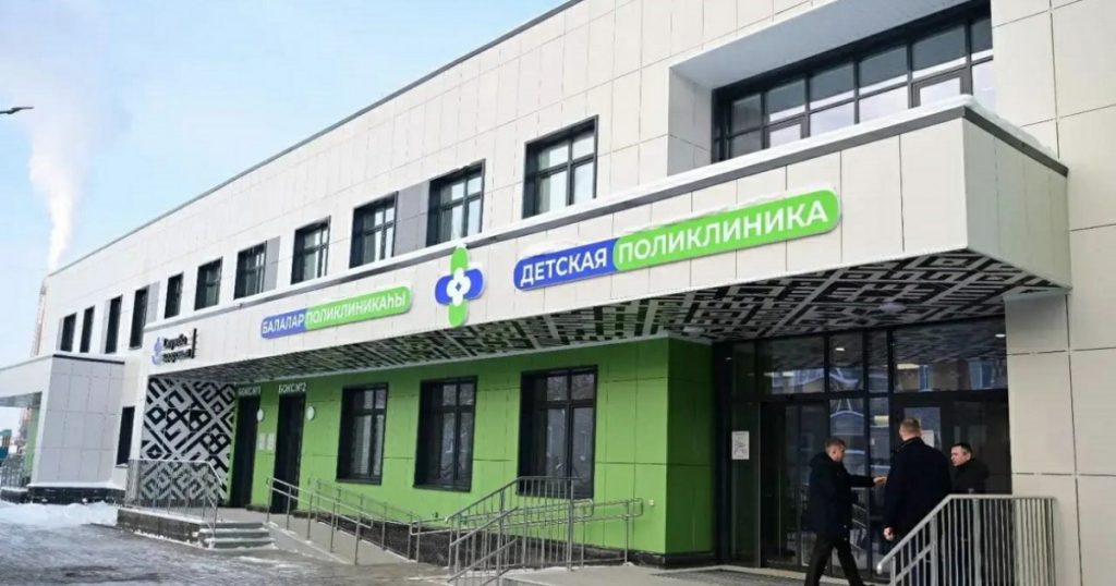 В Башкирии открыли построенную за ₽560 млн детскую поликлинику
